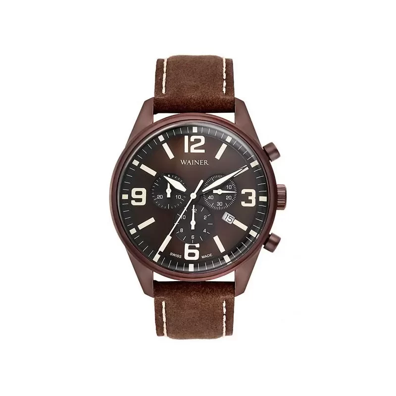 WAINER – Wall Street Chronograph Brown Watches