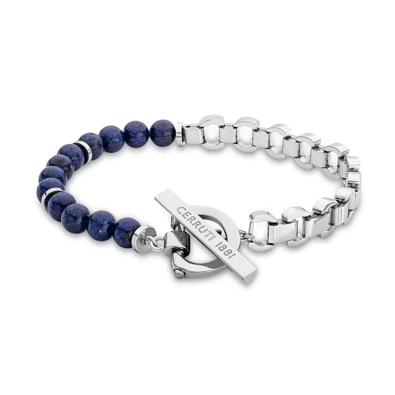 CERRUTI Baton Stainless Steel Bracelet with Beads Bracelets