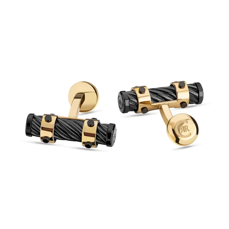 CERRUTI Drum Stainless Steel Cufflinks Cerruti 1881